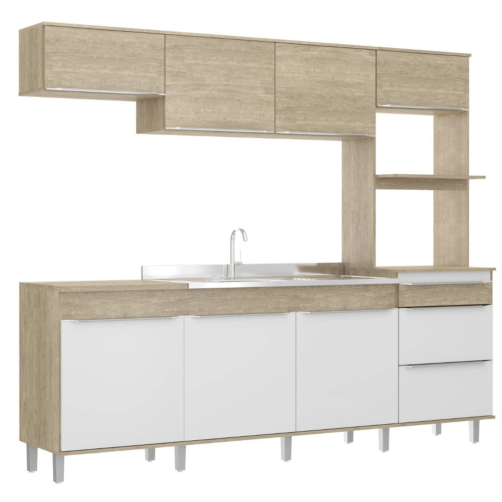 Cozinha Decibal Cs673r C Rodap Nature Branco Lebes Cozinha Decibal Cs673r C Rodap Nature Branco Lebes